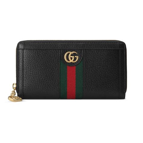 gucci ophidia leather chain wallet|Gucci ophidia zip around wallet.